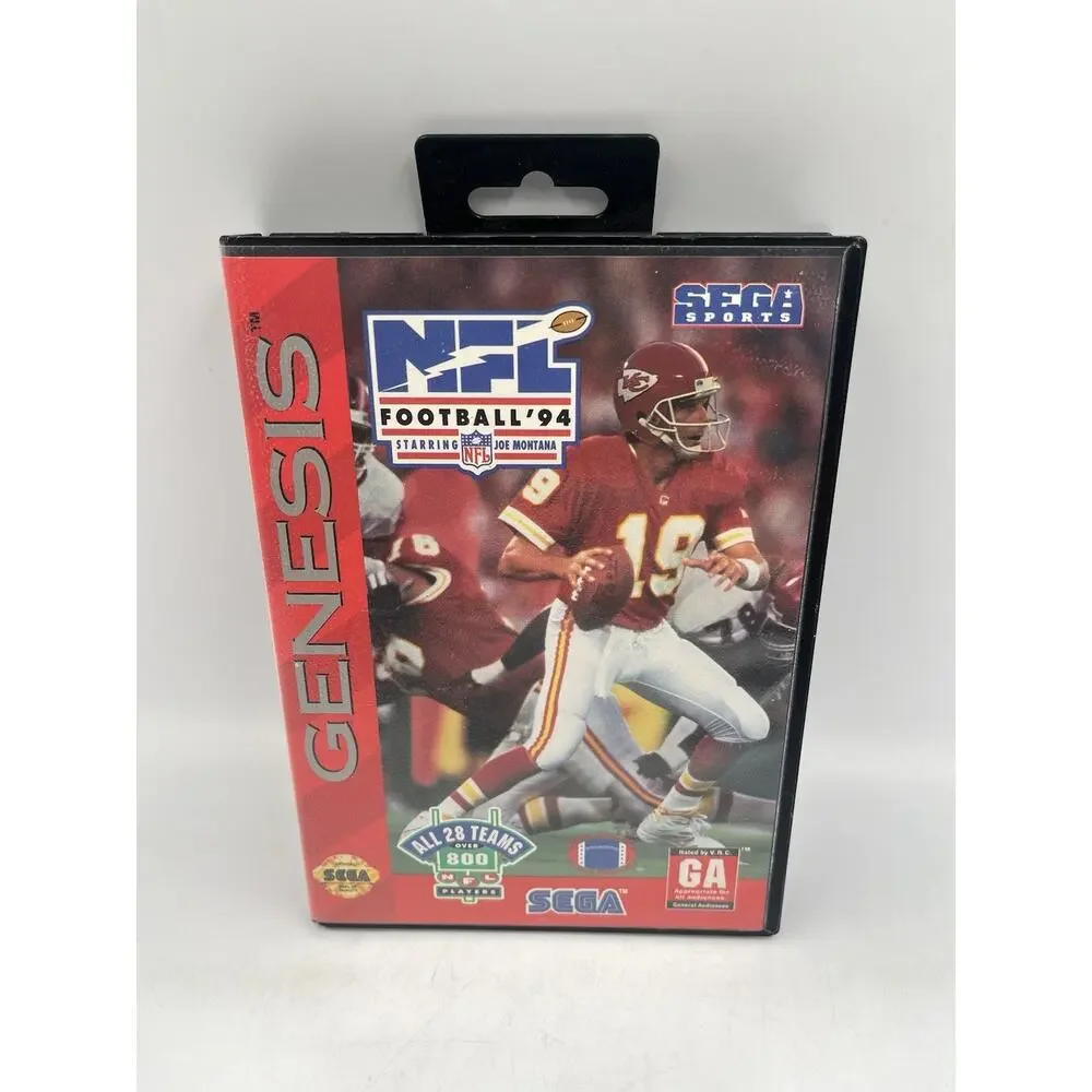 NFL Football '94 Starring Joe Montana | Sega Genesis | Box and Cartridge only